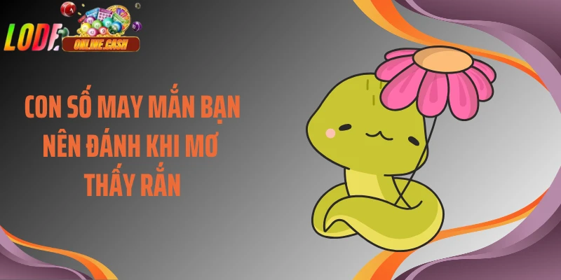 Con số may mắn bạn nên đánh khi mơ thấy rắn